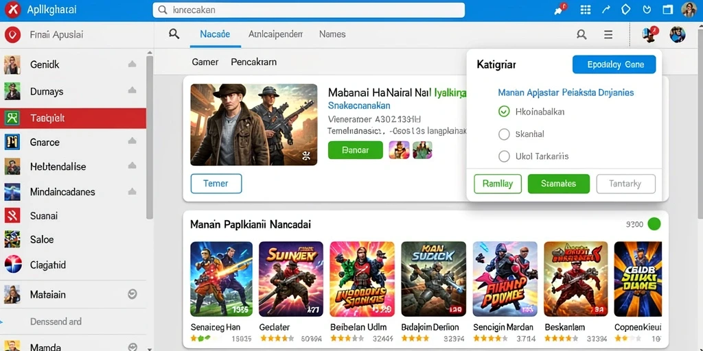 Fitur sistem poin dan peringkat yang mengasyikkan.