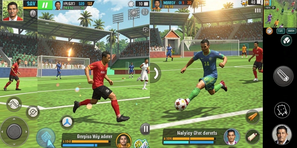 Screenshot menunjukkan berbagai pulau yang bisa dijelajahi oleh pemain.