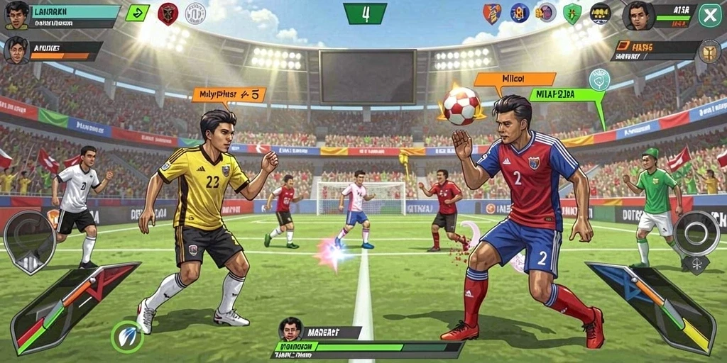 Interaksi sosial yang kuat dengan fitur kompetitif.